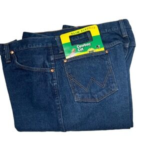 Vintage Wrangler 936 Cowboy Cut Slim Fit Jeans 38x33 New With Tags